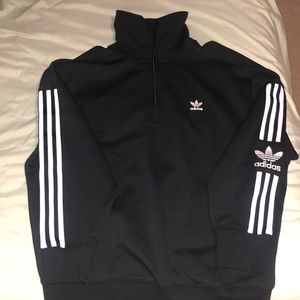 Adidas, L, Black and White